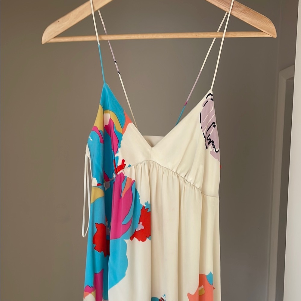 Tibi Colorful Floral Maxi Dress - Picture 2 of 6
